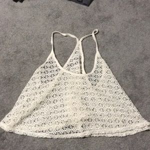 Lace crop top
